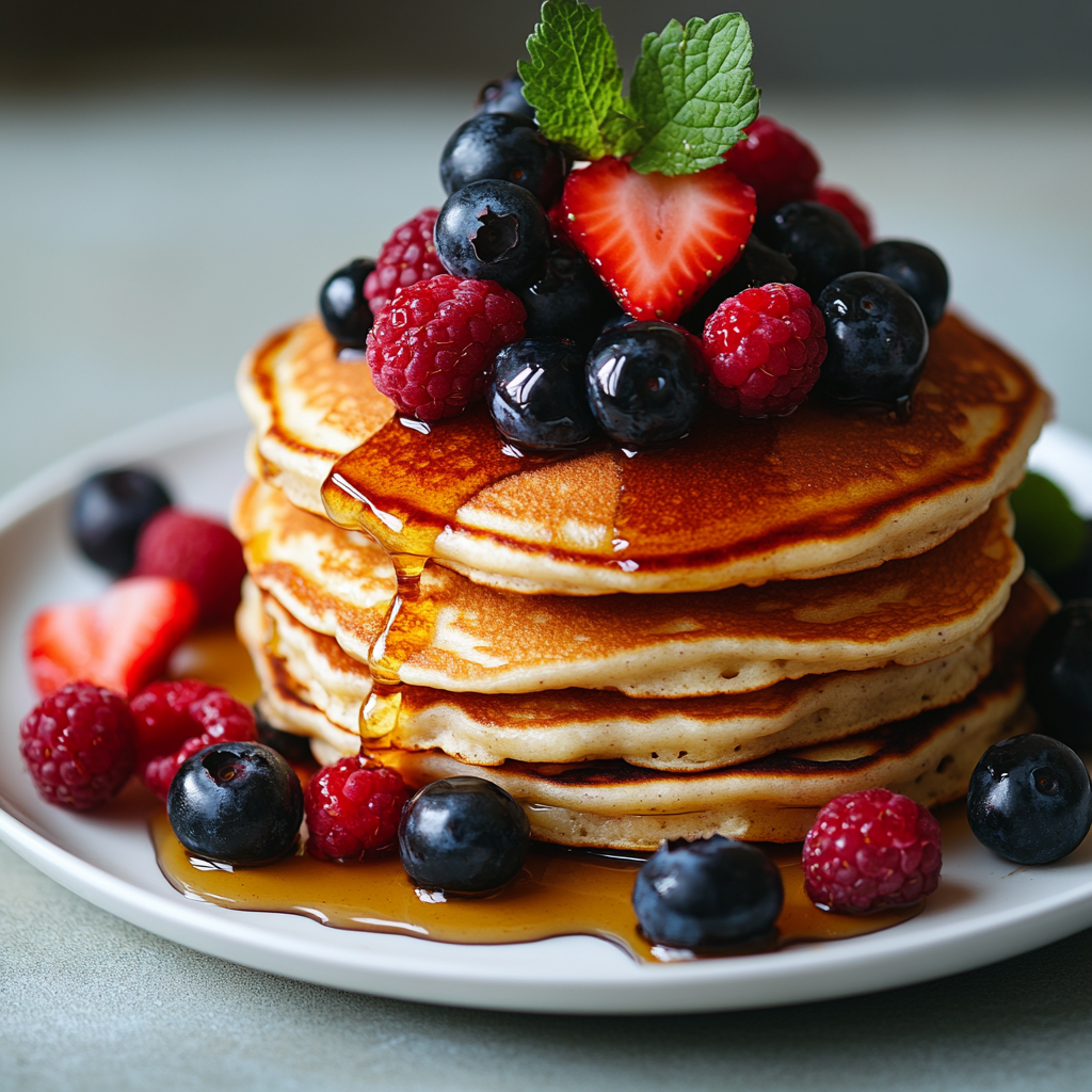Greek Yogurt Protein Pancakes