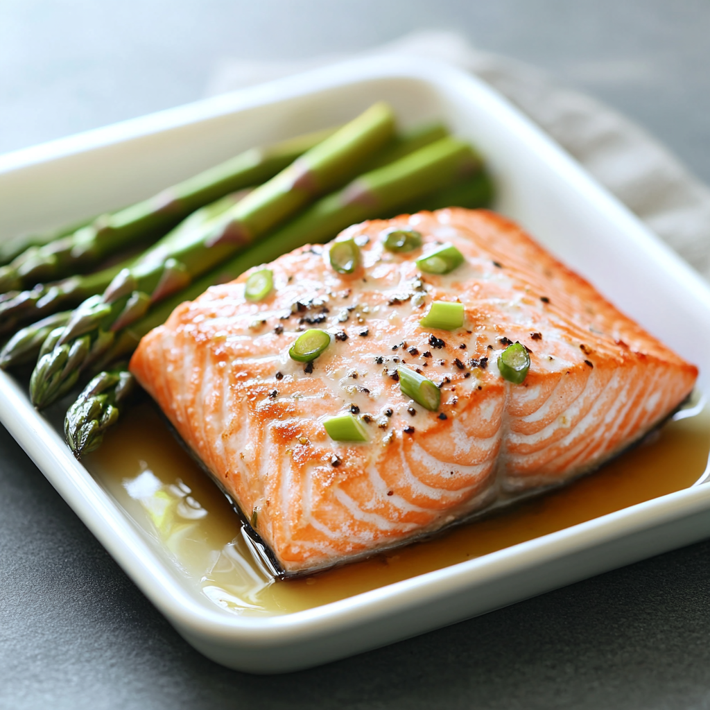 Baked Salmon with Asparagus