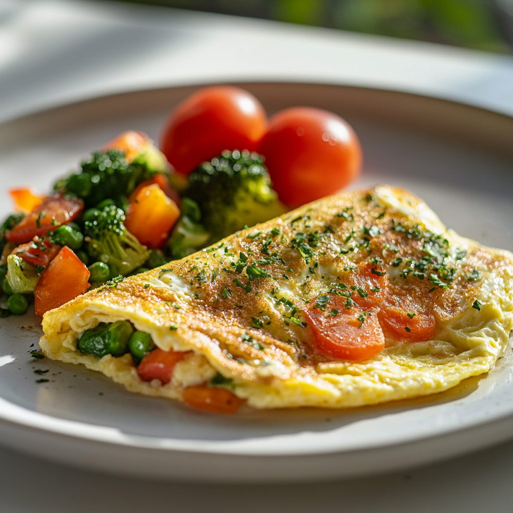 Egg White Veggie Omelette